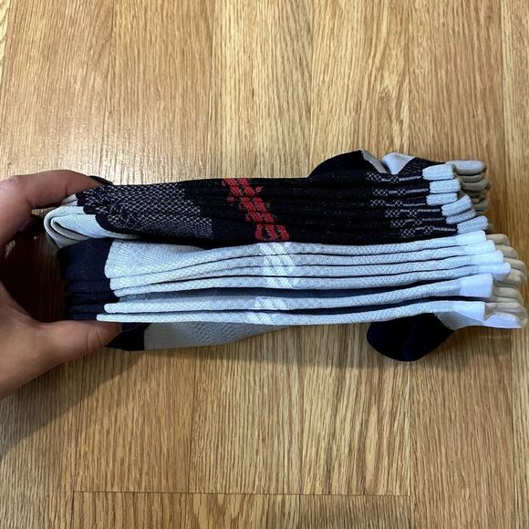 PA Plus Ankle Compression Socks Black Gray L/XL - Picture 11 of 13